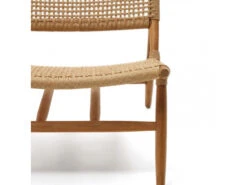 Fauteuil CODOLAR - Massief Teakhout Hout -Zuiver || RICHMOND Verkoop kave home codolar 72047