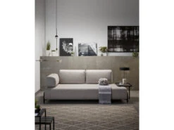 3-zit Zetel COMPO Met Dienblad - Beige Beige