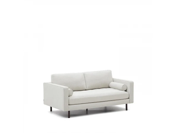 2-zit DEBRA - Wit/Wengé Wit 2 2-zit DEBRA - Wit/Wengé Wit - Afbeelding 2