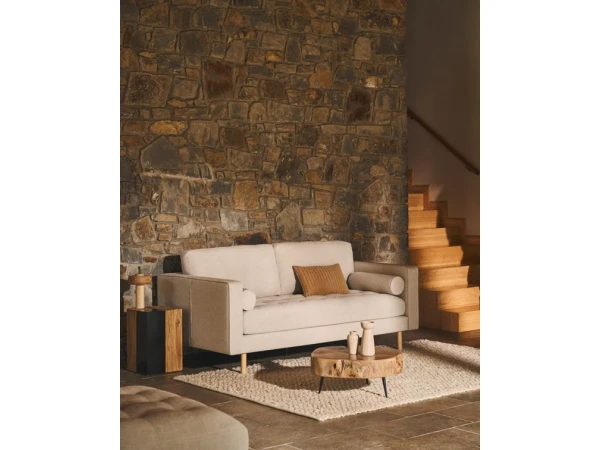 2-zit DEBRA - Wit/Naturel Wit 7 2-zit DEBRA - Wit/Naturel Wit - Afbeelding 7