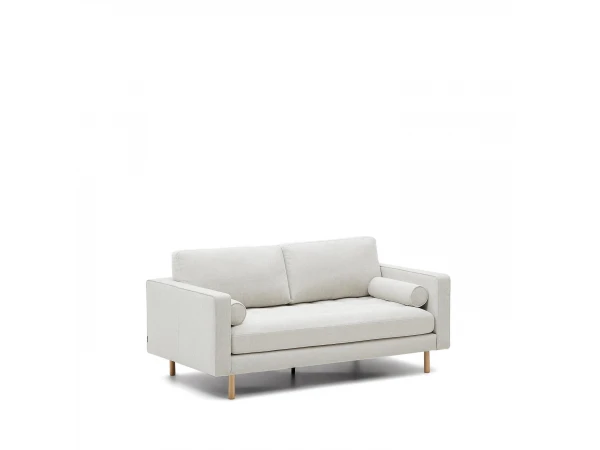 2-zit DEBRA - Wit/Naturel Wit 2 2-zit DEBRA - Wit/Naturel Wit - Afbeelding 2