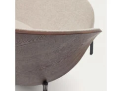 Fauteuil EAMY - Lichtbruin/Wengé Bruin -Zuiver || RICHMOND Verkoop kave home eamy 71838