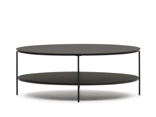 Salontafel FIDEIA - Zwart/Glas Zwart 1 Salontafel FIDEIA - Zwart/Glas Zwart