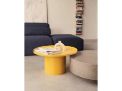 Ronde Salontafel FLEKSA - Mustard Geel -Zuiver || RICHMOND Verkoop kave home fleksa 65981