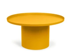 Ronde Salontafel FLEKSA - Mustard Geel