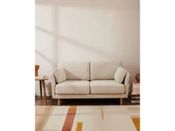 2-Zit GILMA - Beige Chenille/poten Naturel Beige -Zuiver || RICHMOND Verkoop kave home gilma 68028