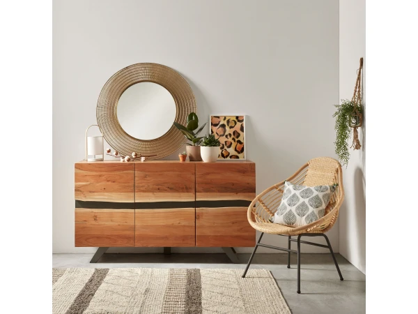 Dressoir UXIA - Acacia Hout 10 Dressoir UXIA - Acacia Hout - Afbeelding 10