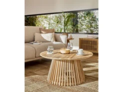 Salontafel JEANETTE - Teak Hout -Zuiver || RICHMOND Verkoop kave home jeanette 61947