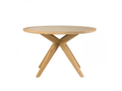 Ronde Tafel JULIETA - Polybeton/Massief Acciahout Hout