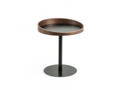 Bijzettafel KAORI - Zwart/Walnoot Zwart