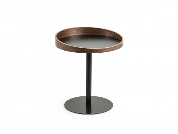 Bijzettafel KAORI - Zwart/Walnoot Zwart 1 Bijzettafel KAORI - Zwart/Walnoot Zwart