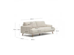 3-Zit KARIN - Ecru Beige -Zuiver || RICHMOND Verkoop kave home karin 71694