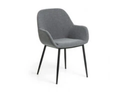 Armstoel KONNA - Donkergrijs Grijs