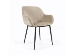 Armstoel KONNA - Beige Chenille Beige
