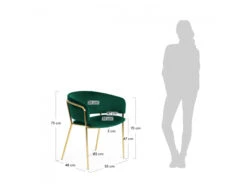 Armstoel RUNNIE - Groen Groen 12 Armstoel RUNNIE - Groen Groen -Zuiver || RICHMOND Verkoop kave home konnie 31149