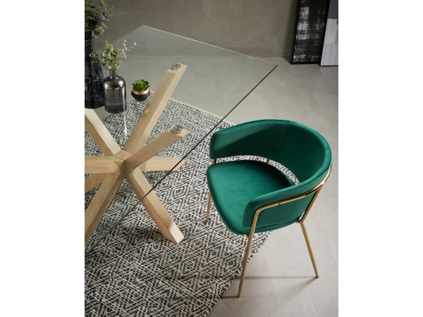 Armstoel RUNNIE - Groen Groen 7 Armstoel RUNNIE - Groen Groen - Afbeelding 7