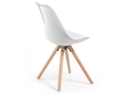 Stoel RALF - Wit/Hout Wit -Zuiver || RICHMOND Verkoop kave home lars 31685