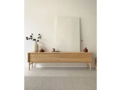 TV-meubel LENON - Naturel Eik Hout -Zuiver || RICHMOND Verkoop kave home lenon 65518