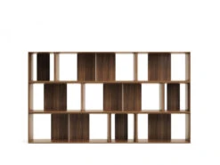 Set Modulaire Rekken LITTO - Walnootfineer Hout