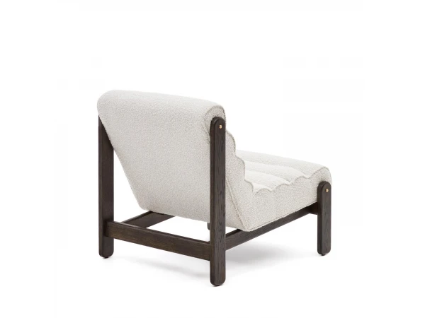 Fauteuil MAGIRA - Wit Wit 3 Fauteuil MAGIRA - Wit Wit - Afbeelding 3