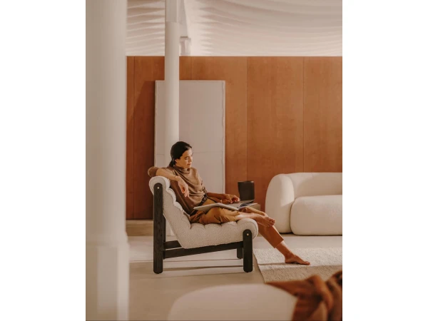 Fauteuil MAGIRA - Wit Wit 11 Fauteuil MAGIRA - Wit Wit - Afbeelding 11