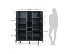 Barkast KESIA - Grafiet/hout Hout 14 Barkast KESIA - Grafiet/hout Hout -Zuiver || RICHMOND Verkoop kave home mahon 31999