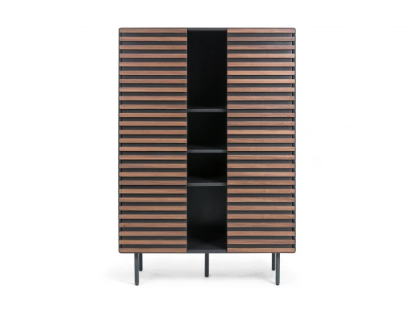 Barkast KESIA - Grafiet/hout Hout 1 Barkast KESIA - Grafiet/hout Hout