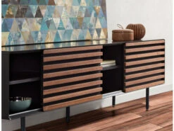 Tv-meubel KESIA - Grafiet/hout Hout -Zuiver || RICHMOND Verkoop kave home mahon 32011