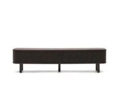 TV-meubel MAILEN - Donker Essenfineer Hout