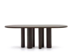 Ovale Tafel MAILEN - Donker Essenfineer Hout