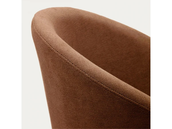 Draaibare Stoel MARVIN - Groen Chenille/poten Walnoot Groen 8 Draaibare Stoel MARVIN - Groen Chenille/poten Walnoot Groen - Afbeelding 8