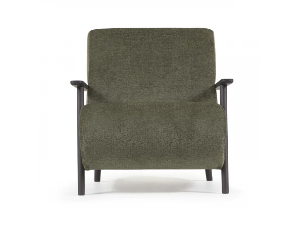 Fauteuil MEGHAN - Groen Chenille Groen 5 Fauteuil MEGHAN - Groen Chenille Groen - Afbeelding 5