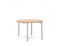 Uitschuifbare Ronde Tafel MONTUIRI - Eikenfineer Wit -Zuiver || RICHMOND Verkoop kave home montuiri 70430