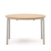 Uitschuifbare Ronde Tafel MONTUIRI - Eikenfineer Wit