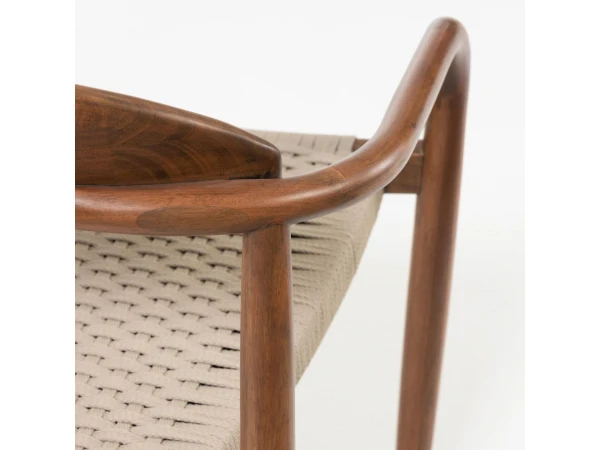 Stoel NINA - Beige Beige 4 Stoel NINA - Beige Beige - Afbeelding 4