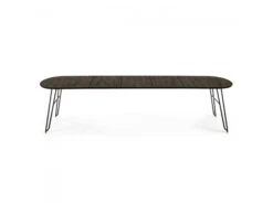 Uitschuifbare Tafel MILIAN - Zwart Zwart -Zuiver || RICHMOND Verkoop kave home norfort 31945