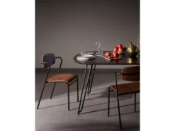 Uitschuifbare Tafel MILIAN - Zwart Zwart -Zuiver || RICHMOND Verkoop kave home norfort 31952