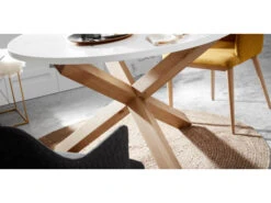 Tafel LOTUS - Wit/hout Wit 13 Tafel LOTUS - Wit/hout Wit -Zuiver || RICHMOND Verkoop kave home nori 31332