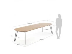 Ovale Uitschuiftafel NOVAC - Eikenfineer Hout 25 Ovale Uitschuiftafel NOVAC - Eikenfineer Hout -Zuiver || RICHMOND Verkoop kave home novac 52419