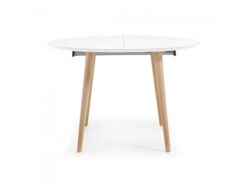 Ronde Uitschuiftafel OQUI - Wit Wit 13 Ronde Uitschuiftafel OQUI - Wit Wit -Zuiver || RICHMOND Verkoop kave home oakland 31498