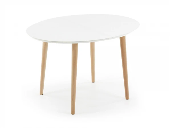 Uitschuiftafel OQUI - Wit Wit 1 Uitschuiftafel OQUI - Wit Wit