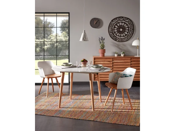 Uitschuiftafel OQUI - Wit Wit 10 Uitschuiftafel OQUI - Wit Wit - Afbeelding 10