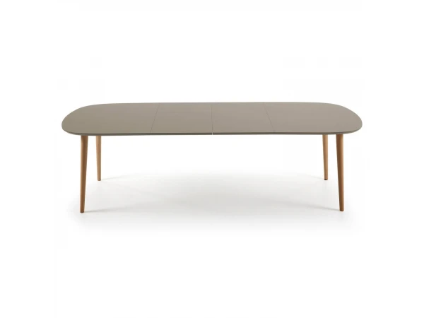 Uitschuiftafel OQUI - Taupe Taupe 5 Uitschuiftafel OQUI - Taupe Taupe - Afbeelding 5