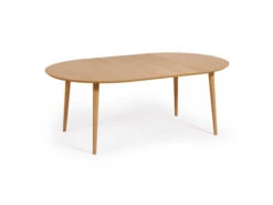 Uitschuiftafel OQUI - Eikenfineer Hout -Zuiver || RICHMOND Verkoop kave home oqui 61940