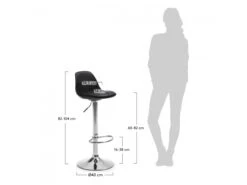 Barstoel ORLANDO - Zwart Zwart -Zuiver || RICHMOND Verkoop kave home orlando t 34931