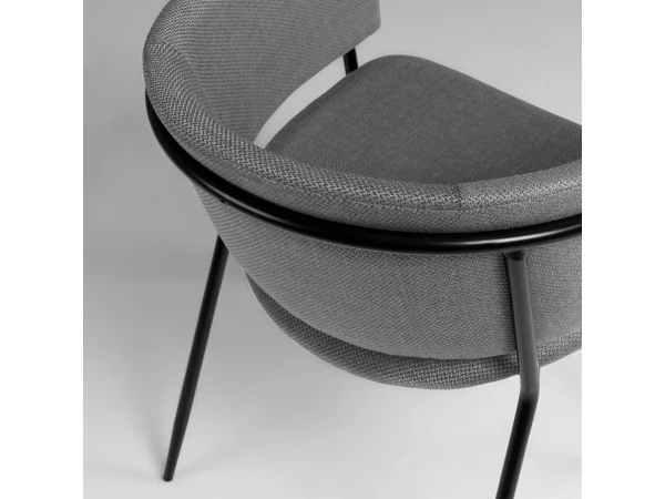 Armstoel RUNNIE - Lichtgrijs Grijs 5 Armstoel RUNNIE - Lichtgrijs Grijs - Afbeelding 5