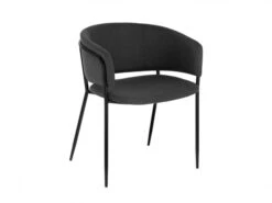 Armstoel RUNNIE - Donkergrijs Zwart