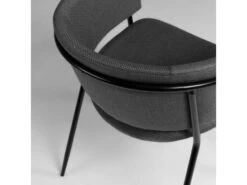 Armstoel RUNNIE - Donkergrijs Zwart 10 Armstoel RUNNIE - Donkergrijs Zwart -Zuiver || RICHMOND Verkoop kave home runnie 63895