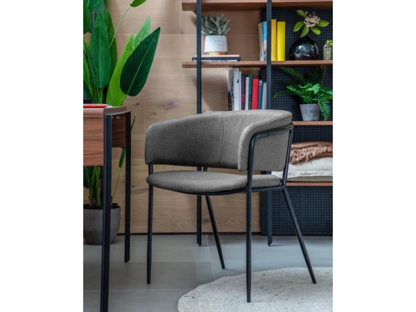 Armstoel RUNNIE - Lichtgrijs Grijs 6 Armstoel RUNNIE - Lichtgrijs Grijs - Afbeelding 6