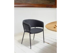 Armstoel RUNNIE - Donkergrijs Zwart 11 Armstoel RUNNIE - Donkergrijs Zwart -Zuiver || RICHMOND Verkoop kave home runnie 63897